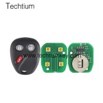 315Mhz FCC:MYT3X6898B 3 button remote key for Cadillac